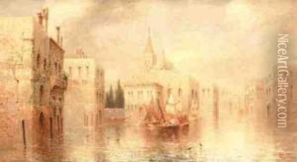 Venetian Views Oil Painting - James Salt