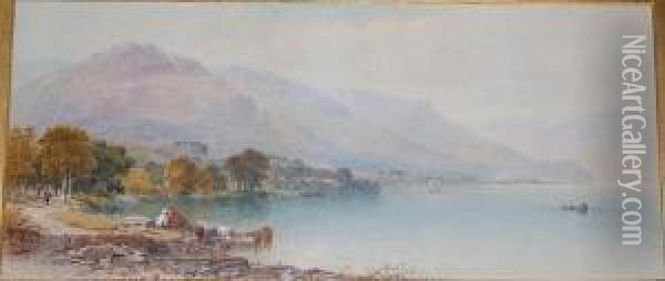Loch Lomond Oil Painting - Aaron Edwin Penley