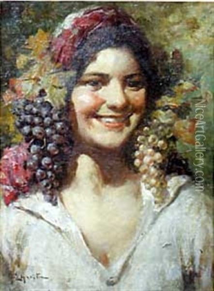 Young Beauty Oil Painting - Gaetano Esposito