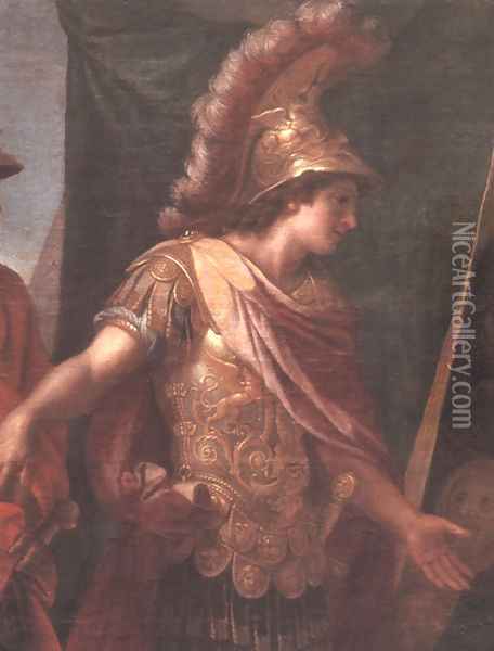 The tent of Darius (detail) Oil Painting - Charles Le Brun