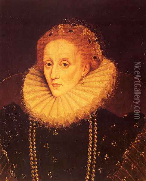 Queen Elizabeth I Oil Painting - Marcus The Younger Gheeraerts