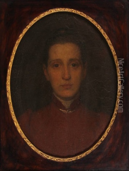 Portrait Of An Unidentified Lady Oil Painting - Jan Pieter Veth