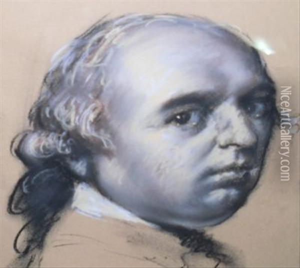Portrait Of George Stubbs Oil Painting - Ozias Humphrey