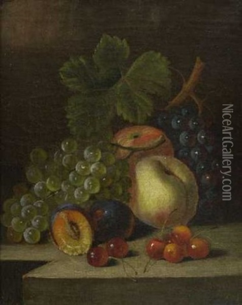 Fruchtestillleben Oil Painting - Joseph Correggio