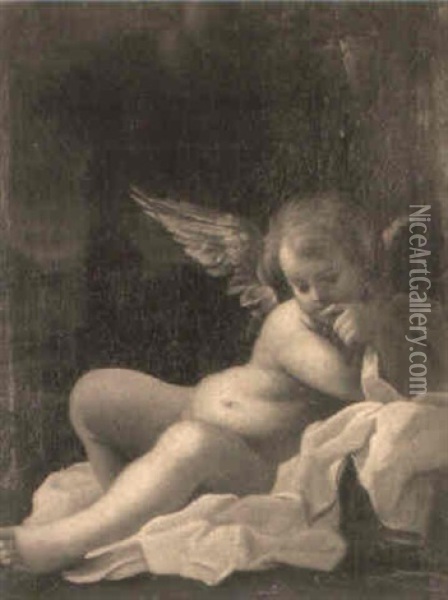 Cupid Oil Painting -  Correggio