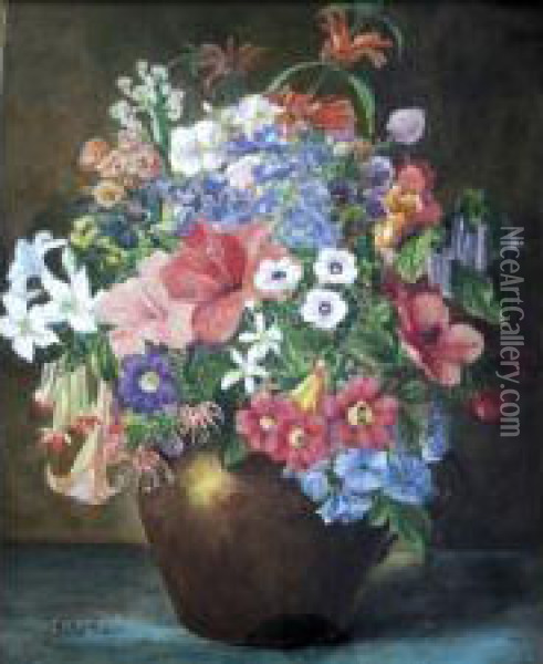 Plants Of The Bible Oil Painting - Winifred Walker