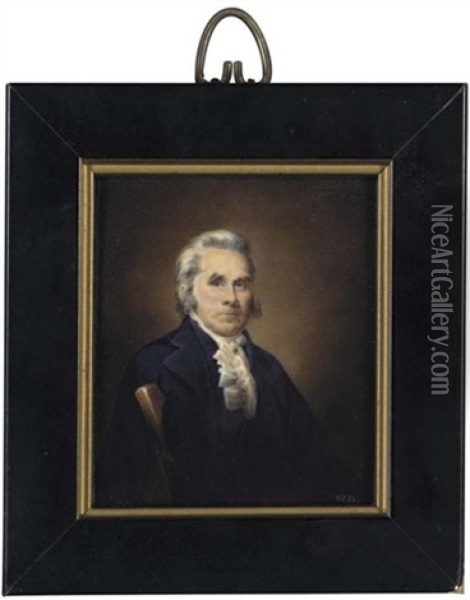 Portrait Of General John Barker Oil Painting - William Russell Birch