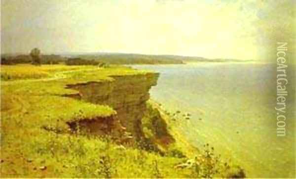 On The Shore Of The Gulf Of Finland Udrias Near Narva 1889 Oil Painting - Ivan Shishkin