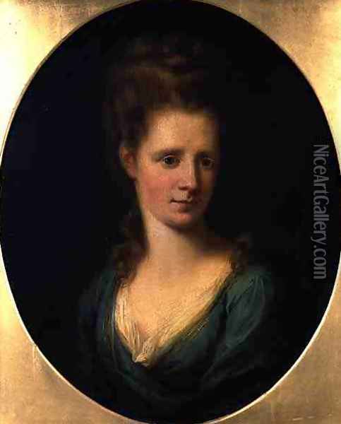 Portrait of Mrs Marriott Oil Painting - Angelica Kauffmann