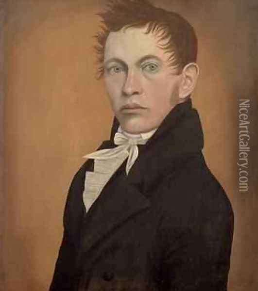 Portrait of a Man, c.1815 Oil Painting - Harlan Page
