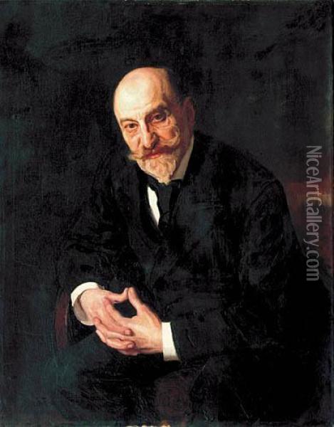 Portret Antoniego Jelenkiewicza Oil Painting - Stanislas Lentz