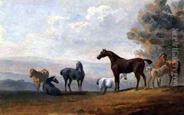 Horses Oil Painting - Sawrey Gilpin