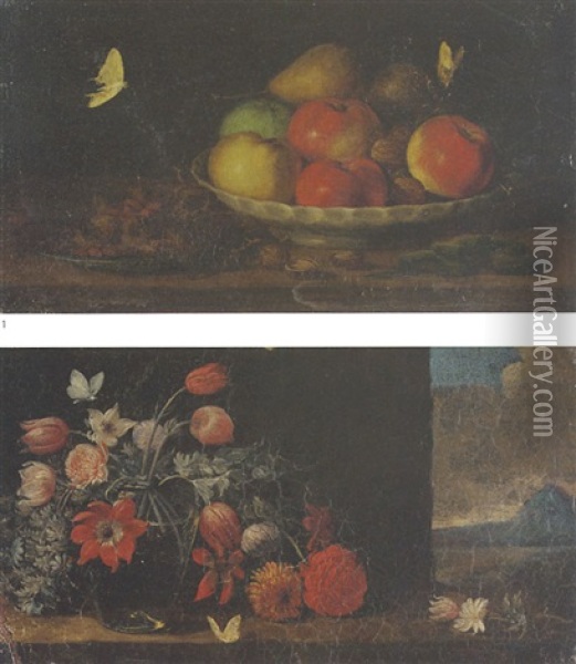Nature Morte Avec Des Pommes Et Des Noix Oil Painting - Jacob Fopsen van Es