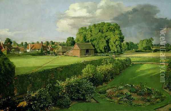 Golding Constable's Flower Garden, 1815 Oil Painting - John Constable