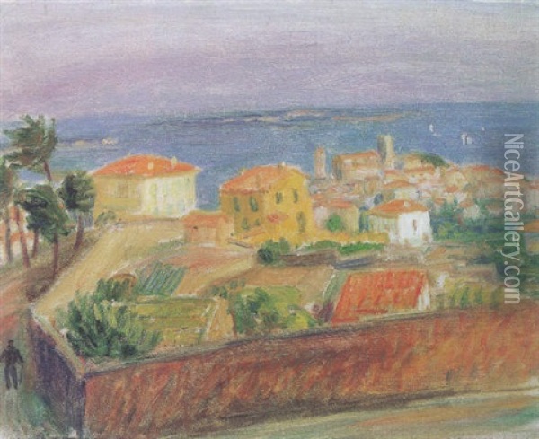 Cannes Oil Painting - William Glackens
