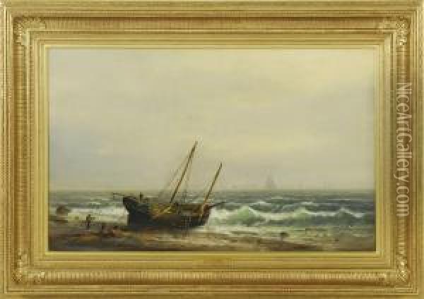 The Amanda Of Boston Oil Painting - Wesley Elbridge Webber
