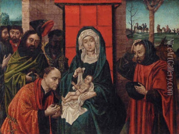 The Adoration Of The Magi Oil Painting - Hugo Van Der Goes