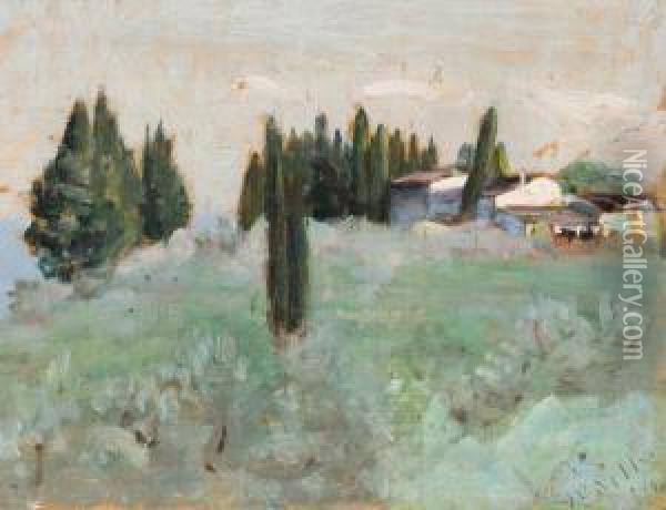 Paysage De Provence Oil Painting - Charles Paul Octavie Seailles