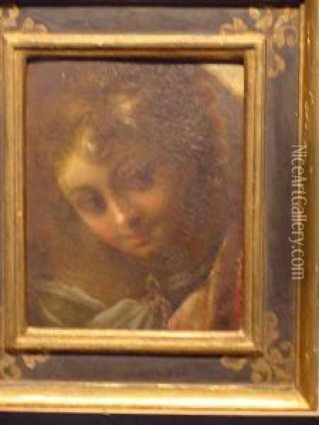 Head Of An Angel Oil Painting - Bernardo Pintoricchio