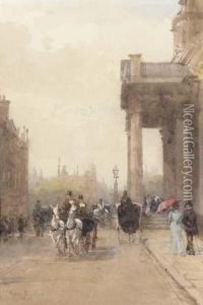 St. George's Church And Hanover Square Oil Painting - Rose Barton