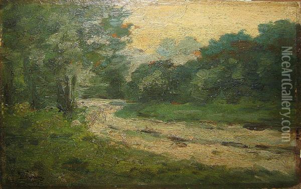 Landschap In De Ardennen. Oil Painting - Theodore Baron