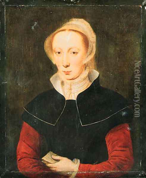 Portrait of a lady Oil Painting - Katharina van Hemessen