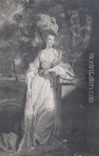 Mary Isabella, Duchess Of Rutland Oil Painting - Sir Joshua Reynolds