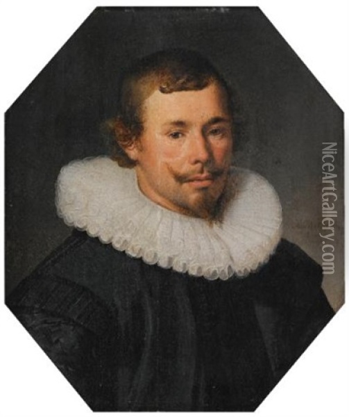 Portrait Of A Man At The Age Of 30 Oil Painting - Jacob Gerritsz Cuyp