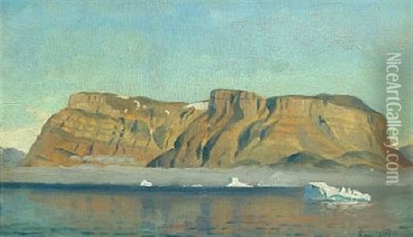 From Colony Umanak Oil Painting - Emanuel A. Petersen