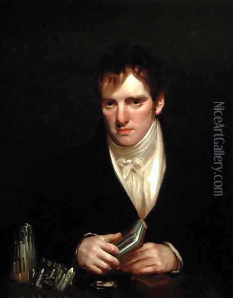 Portrait of Thomas Allan 1777-1833 Oil Painting - Sir John Watson-Gordon
