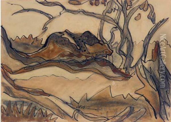 Tree 1 Oil Painting - Arthur Garfield Dove