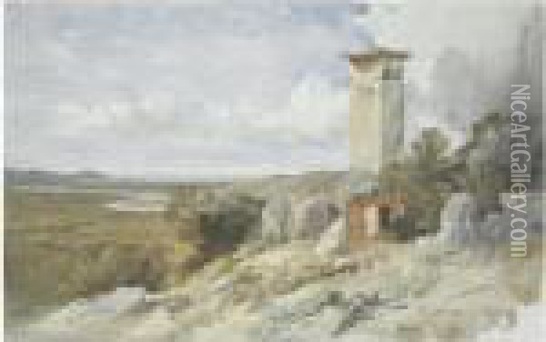 Tombs At Xanthus, Lycia Oil Painting - William James Muller