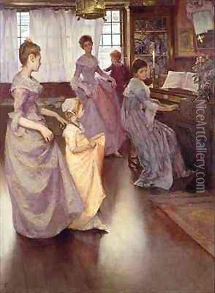 The Minuet Oil Painting - Elizabeth Stanhope Forbes