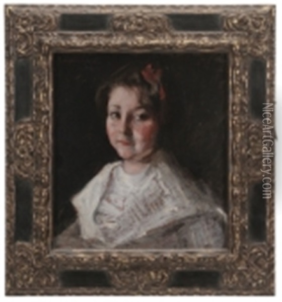 Dorothy (the Artist's Daughter) Oil Painting - William Merritt Chase