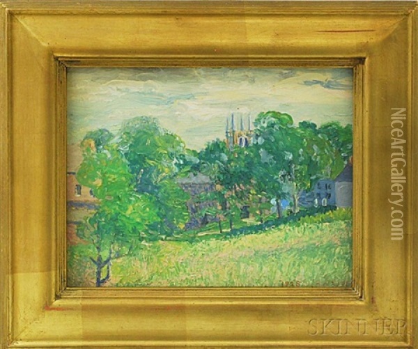 Impressionist Landscape Oil Painting - Anson Kent Cross