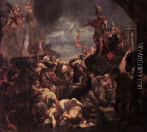 Martyr De Saints Oil Painting - Andrea Celesti