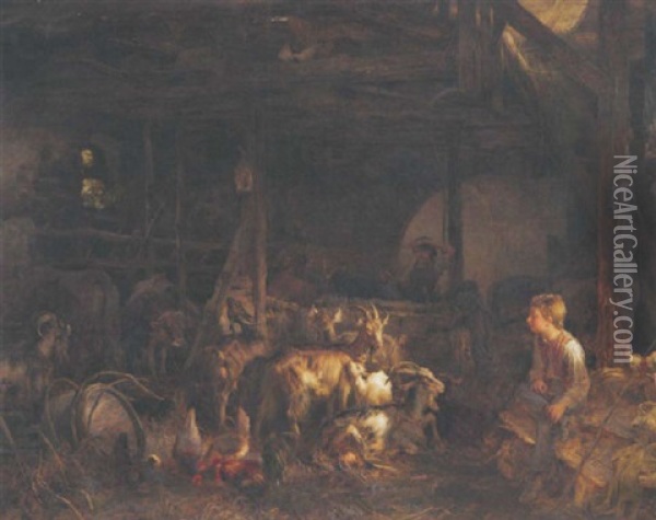 The Last Day Together Oil Painting - Sir Edwin Henry Landseer