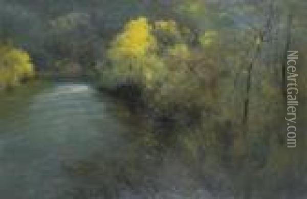 The River Oil Painting - Theodore Penleigh Boyd