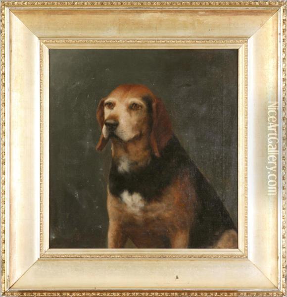 The Dog Oil Painting - William Bruce