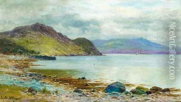Loch Carry Oil Painting - Louis Bosworth Hurt