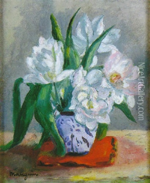Bouquet De Fleurs Oil Painting - Henri Charles Manguin