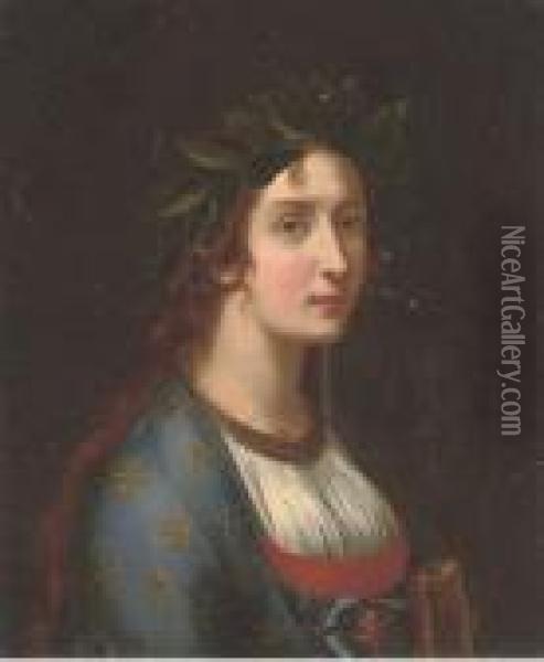 Poesia Oil Painting - Carlo Dolci