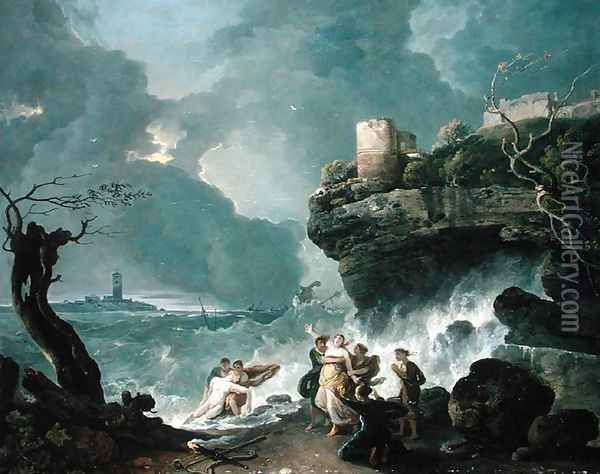 Ceyx and Alcyone, 1768 Oil Painting - Richard Wilson