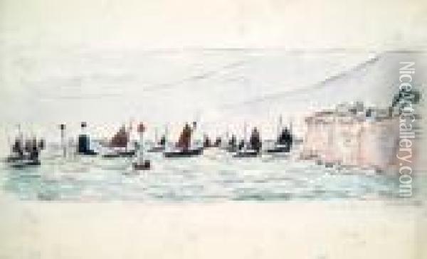 Port-louis Oil Painting - Paul Signac