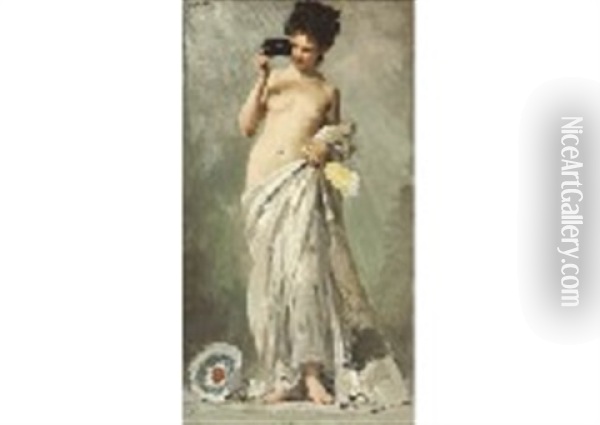 Nude Oil Painting - Victor Gabriel Gilbert