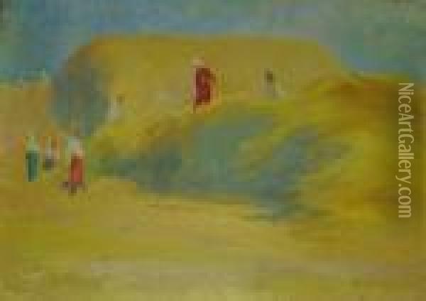 Compozitie Cu Seceratori Oil Painting - Arthur Verona