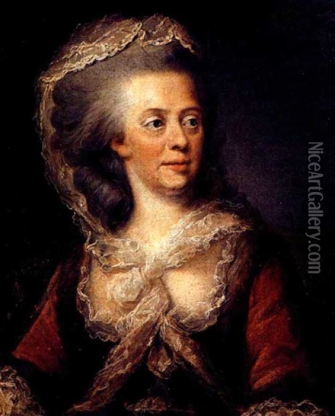 Portrait De Marie Adelaide De France Oil Painting - Johann Ernst Heinsius