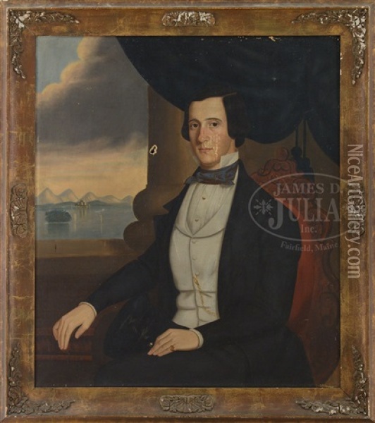 Portrait Of A Sea Captain Oil Painting - Samuel Seymour