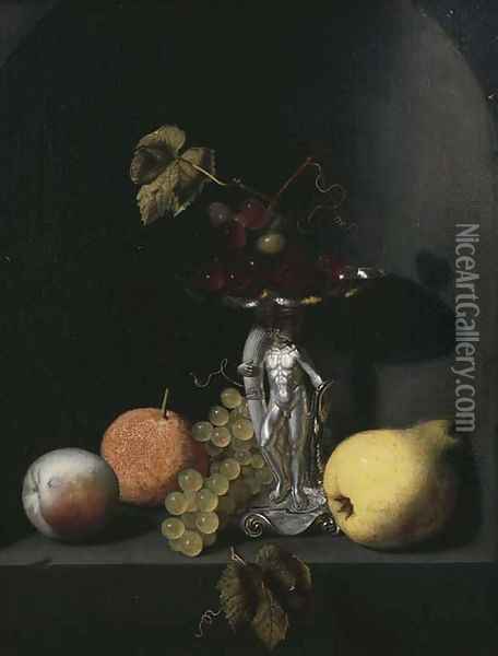 Fruits Oil Painting - Pieter Van Den Bosch