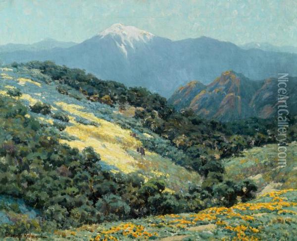Valley Splendor Oil Painting - Granville Redmond